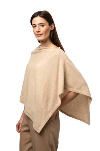 PONCHO SMALL LJUS BEIGE