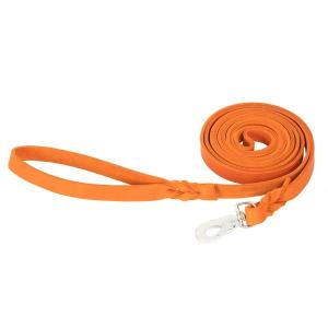 HUNDKOPPEL LÄDER SOFT 16MM/300CM ORANGE