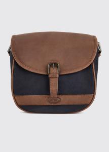 VÄSKA CLARA NAVY/BROWN