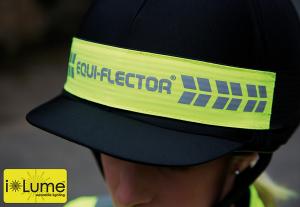 HJÄLMREFLEX MED LAMPA GUL