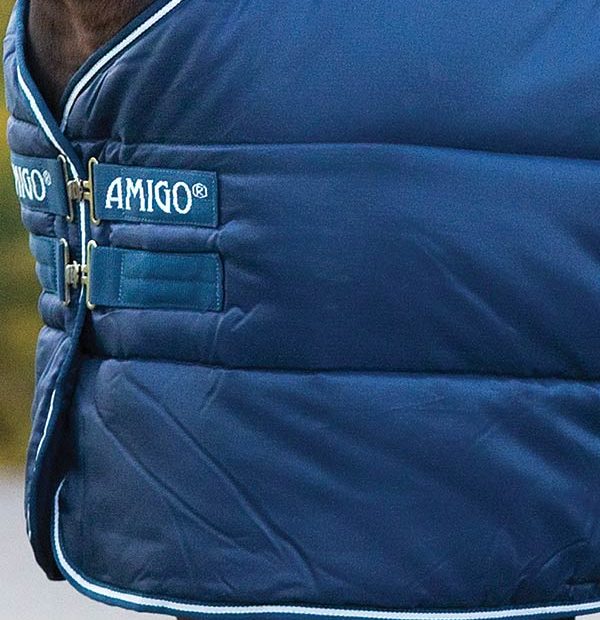 Amigo Insulator Plus Medium - Pony - Navy/Electric Blue - Do Trot In Tack Shop Amigo Insulator Plus Medium - Pony - Navy/Electric Blue - Do Trot In Tack Shop