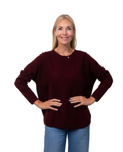 TRÖJA ANNA BORDEAUX