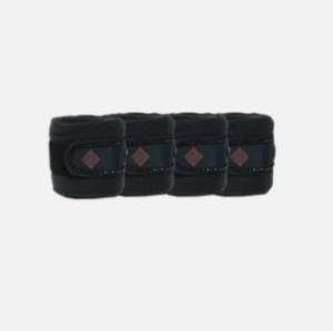 FLEECE BANDAGE PEARLS BLACK