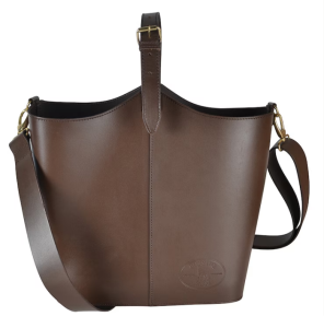 GROOMING BAG LÄDER STOR BRUN
