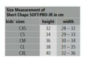 SHORTCHAPS SOFT PRO JUNIOR SVART
