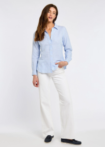 SKJORTA BUTTERFLY BLUE