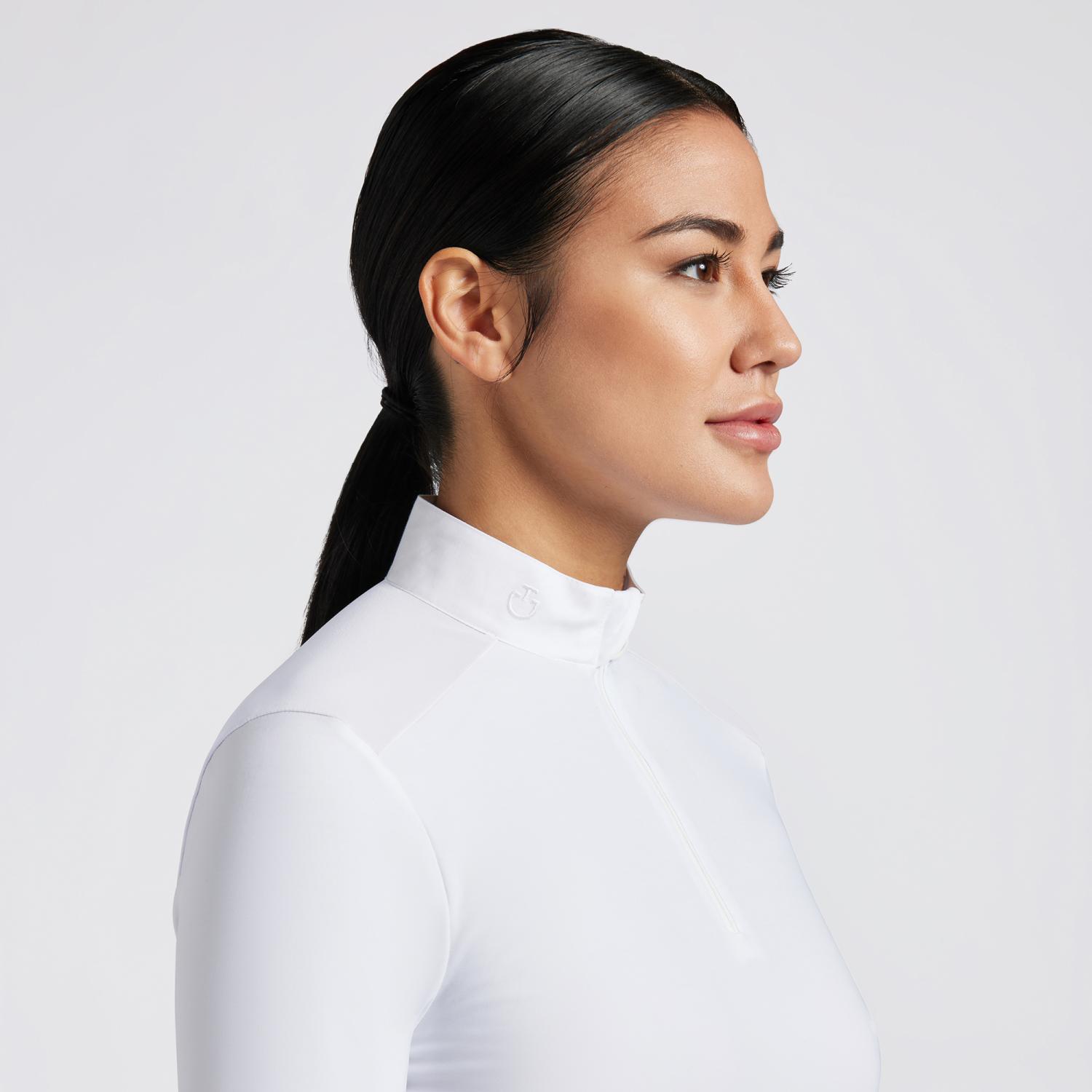 TÄVLINGSSKJORTA JERSEY/FLEECE WHITE