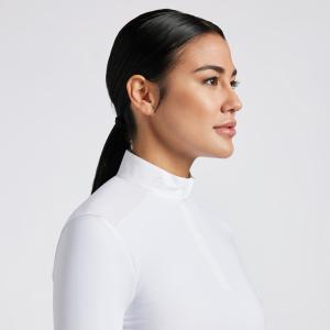 TÄVLINGSSKJORTA JERSEY/FLEECE WHITE