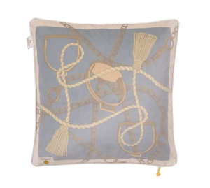 KUDDE CHAIN VELVET PALE BLUE