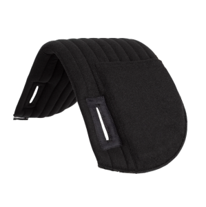 SADELPAD TRAPEZ KORRECTION SVART