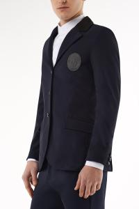 VARSITY PATCH RIDING JACKET NAVY