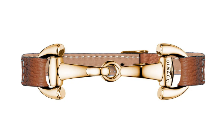 ARMBAND ALBA PURE COGNAC GULD