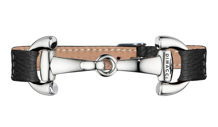 ARMBAND ALBA PURE SVART SILVER