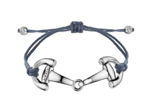 ARMBAND PONY GRÅ SILVER