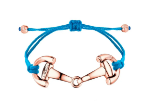 ARMBAND PONY BLÅ ROSE