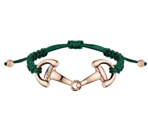 ARMBAND PONY GRÖN ROSÉ