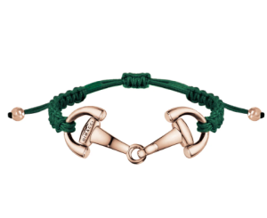 ARMBAND PONY GRÖN ROSÉ