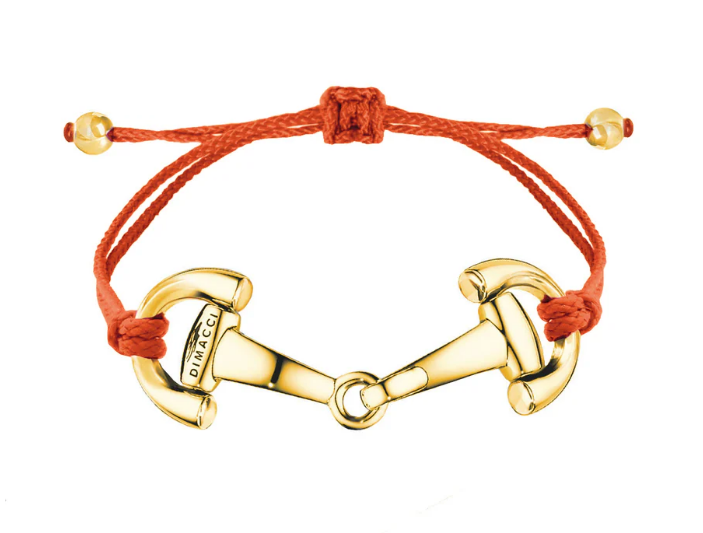 ARMBAND PONY ORANGE GULD