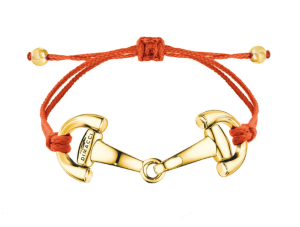 ARMBAND PONY ORANGE GULD