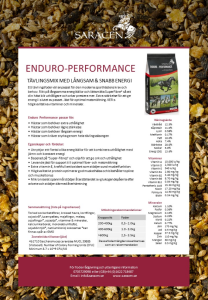 ENDURO PERFORMANCE 20 KG