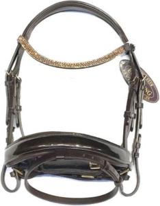 TRÄNS VERSAILLES LACKAD NOSGRIMMA BRUNT