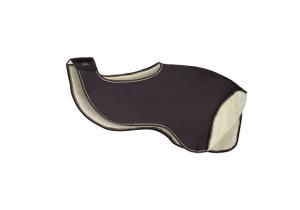 RIDTÄCKE FAUX FUR BLACK TRUFFLE