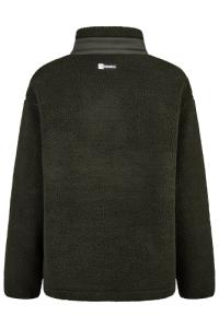 FLEECETRÖJA TEDDY DEEP GREEN