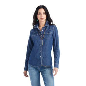 SKJORTA FARRIDAY DENIM BLUELIGHT