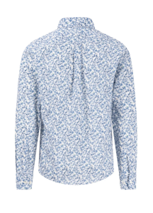 SKJORTA BLOMMOR NAVY