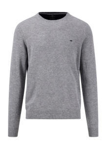 TRÖJA ULL KASHMIR SILVER