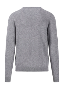 TRÖJA ULL KASHMIR SILVER