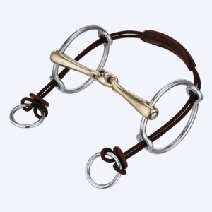 GAG REP MED LÄDER  BRUN