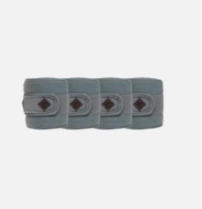 FLEECE BANDAGE PEARLS GREY