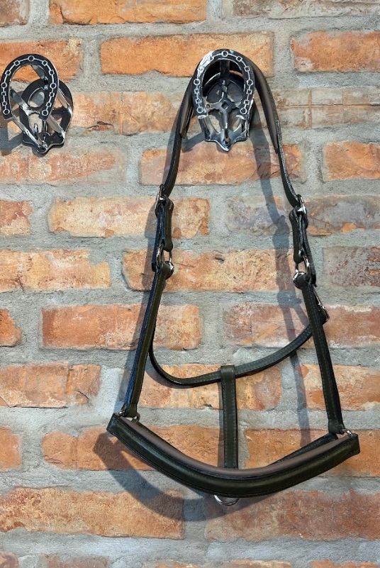 LÄDERGRIMMA OLIVE/TAUPE