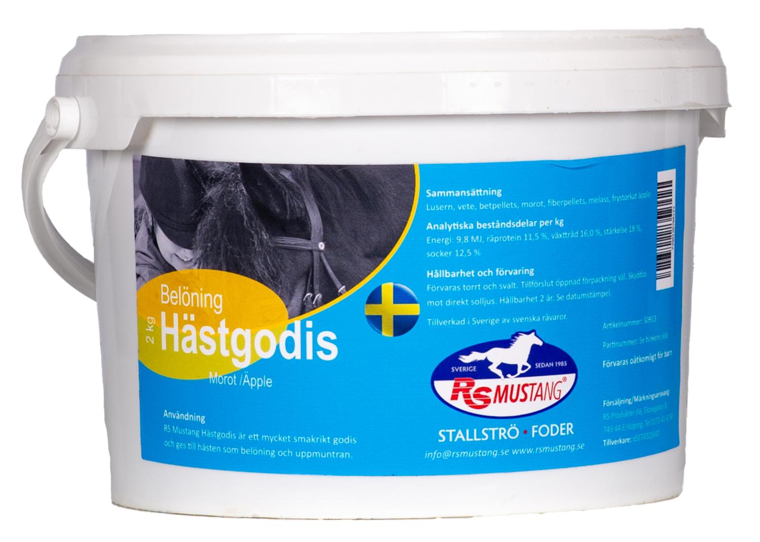 HÄSTGODIS ÄPPLE & MOROT 2 KG
