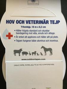 HOV & VETRINÄRTEJP 6,2CM X 18M