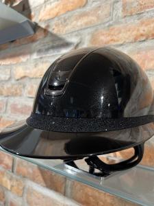 MISS SHIELD 2.0 GLOSSY CRYSTAL FABRIC BLACK