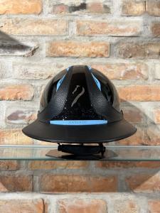 HJÄLM PREMIUM GLOSSY ECLIPSE BLACK BLEU CIEL