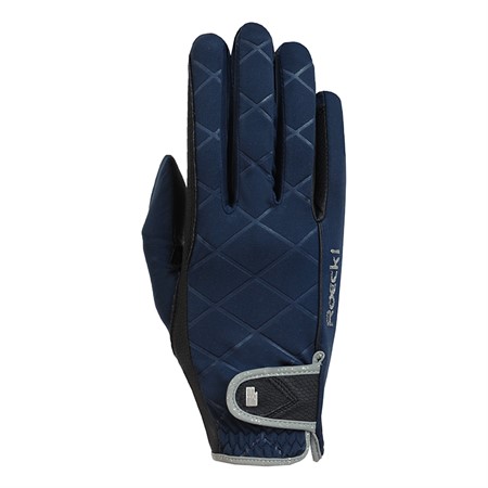 RIDHANDSKE JULIA VINTER BLÅ