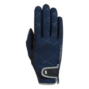 RIDHANDSKE JULIA VINTER BLÅ