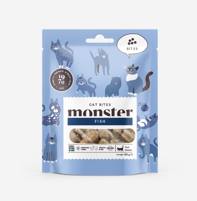 KATT SOFT TREATS BITES FISH