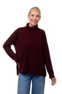 TRÖJA POLO KLASSISK BORDEAUX