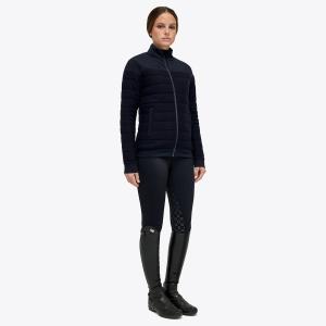 JACKA WOOL QUILTED NAVY