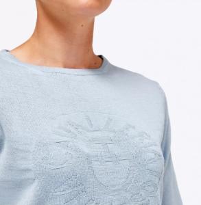 TRÖJA MERINO BLEND LIGHT BLUE