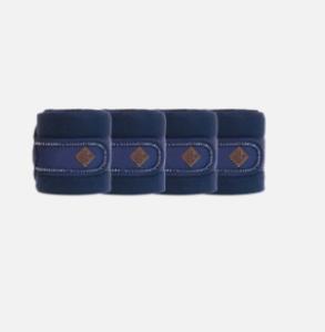 FLEECE BANDAGE PEARLS NAVY