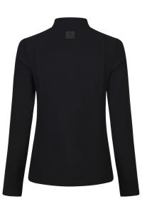 SHIRT ZIP RIP BLACK