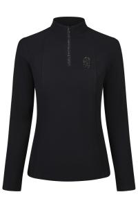 SHIRT ZIP RIP BLACK
