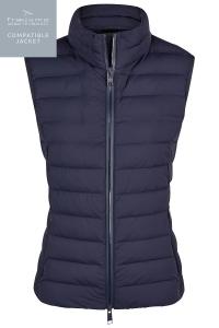 VÄST QUILTED NAVY