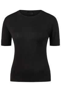 TRÖJA STICKAD BLACK