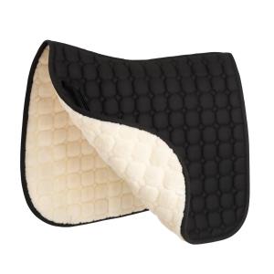 SCHABRAK OCTAGON FAUX FUR DRESSYR SVART